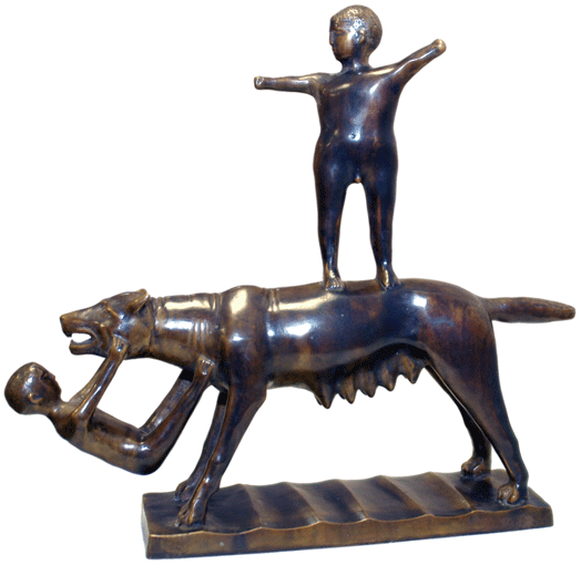 "Римская волчица" скульптура