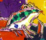 Kazarin Vicror La grenouille, 2003, peinture, huile