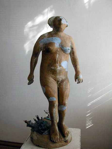 Виктор Корнеев / Скульптура / Сон, 1997, бронза, дерево