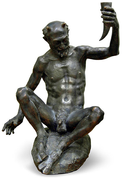 Igor Yavorsky "Faune" sculpture bronze